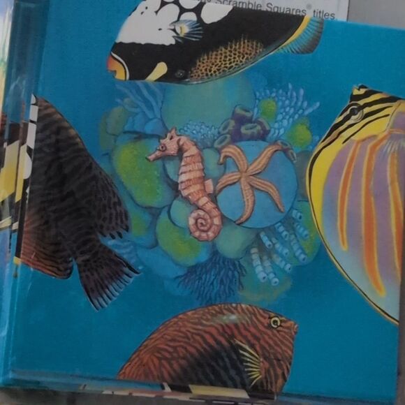 90s Vintage Scramble Squares Tropical Fish‎ Puzzle NIP - Picture 8 of 8